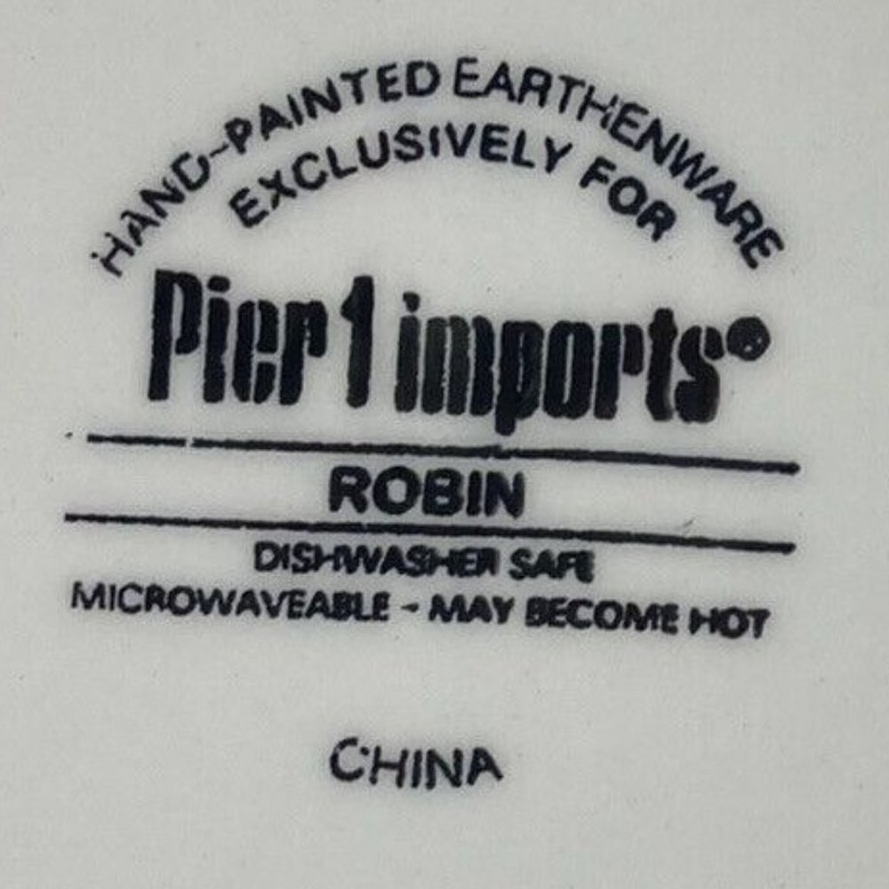 Pier One  ‘Robin’ Square Platter Replacement  Plate Soft Scallop Edge-11” - Picture 7 of 7